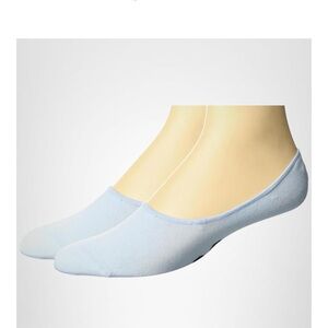 🆕 Hugo Boss Women's Sky Blue Invisible Socks 2 Pack